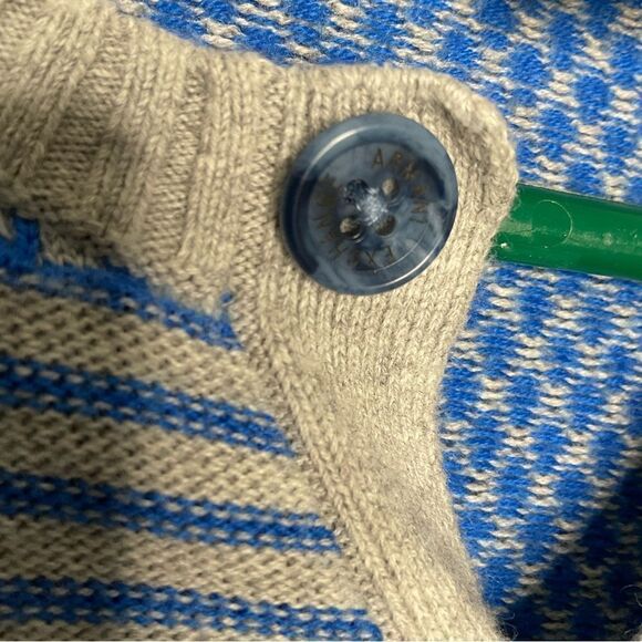 ARMANI EXCHANGE Pull-on Crew Neck Knit Blue Gray Sweater Men's Size Medium. - Picture 6 of 9